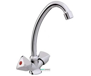 Смеситель для кухни Rubineta C-8 Lucia Rubin Ceramic двухвентильный ретростиль C8J004