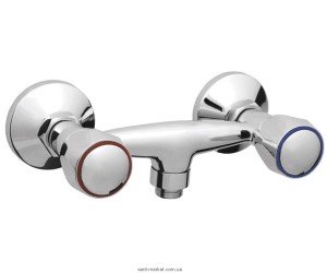 Смеситель для душа настенный двухвентильный Rubineta коллекция Rubin хром R50002