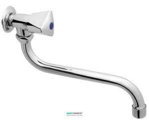 Смеситель для раковины одновентильный настенный Rubineta коллекция Rubin хром R93007