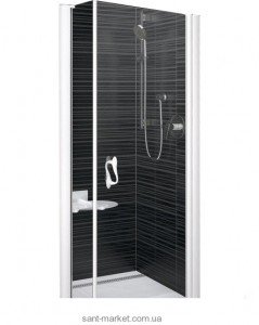 Душові двері в нішу Ravak Elegance ESD1 скляна орні 80х185 0EL40100Z1