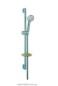 Душевой гарнитур со штангой Hansgrohe коллекция Marin Vario Unica с мыльницей хром 27325000