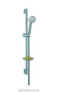 Душовий гарнітур зі штангою Hansgrohe колекція Marin Vario Unica з мильницею хром 27325000