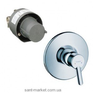 Смеситель для душа встраиваемый Hansgrohe коллекция Focus S хром 31764000