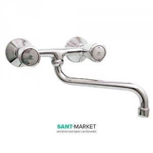 Змішувач для кухні Mofem Trigo двухвентильний настінний ретростиль 142-0005-03