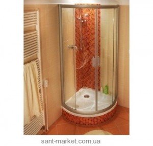 Ravak Душ. куточок NRKКP 4-90 Грейп профіль білий скло 3L470100YG