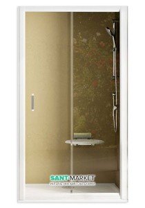 Душевая дверь в нишу Ravak Rapier NRDP2 стеклянная раздвижная 120х190 0NNG010PZG