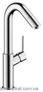 Смеситель для раковины однорычажный высокий Hansgrohe коллекция Talis хром 32055000