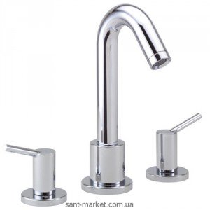 Змішувач двохвентильний на борт ванни Hansgrohe колекція Talis S хром 32313000