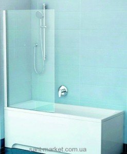 Ravak Штора д / ванни PVS 1-80 Транспарент профіль білий скло 79840100Z1