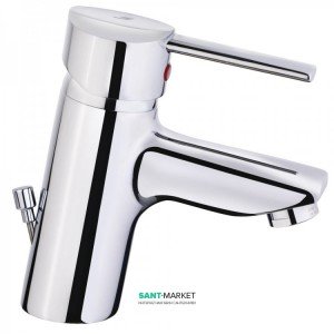 Змішувач для раковини одноважеля з донним клапаном Teka колекція Ares хром 23.342.02.10