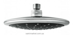 Лейка для верхнього душа з тропічним душем Teka колекція Disk хром / чорний 79.006.54