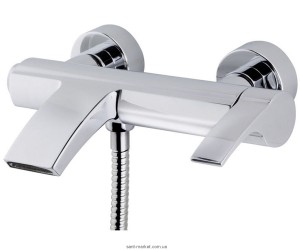 Смеситель однорычажный для ванны с коротким изливом Teka коллекция Vita хром 24.101.02.00