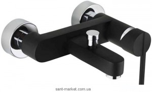 Змішувач одинважільний для ванни з коротким виливом Teka колекція Аura чорний 50.121.02.0N