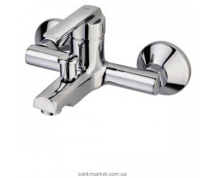 Смеситель однорычажный для ванны с коротким изливом Teka коллекция Inca хром 53.101.12