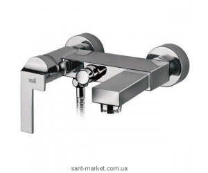 Змішувач одинважільний для ванни з коротким виливу Teka колекція Cuadro хром 38.121.02