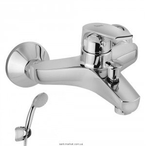 Змішувач одинважільний для ванни з душем Teka колекція MT Plus хром 461220200