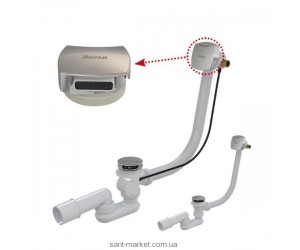 Ravak Сифон д / ванни заповнення з тонким переливом X01438