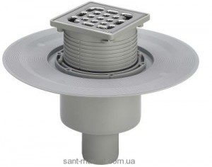 Трап для душа Viega Advantix з мокрим затвором і прямим випуском 100х100 557188