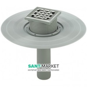 Трап для балконів і терас Viega Advantix мокрий затвор вертикальний випуск 100х100 626983