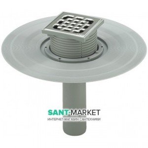 Трап для балконов и террас Viega Advantix мокрый затвор вертикальный выпуск 100х100 626983