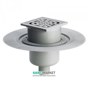 Сливной трап для душа Viega Advantix мокрый затвор бюоковой выпуск  150х150 557201