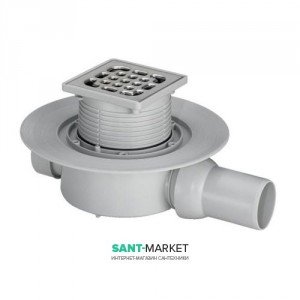 Зливний трап для душу Viega Advantix з сухим затвором бічній випуск 100х100 583217