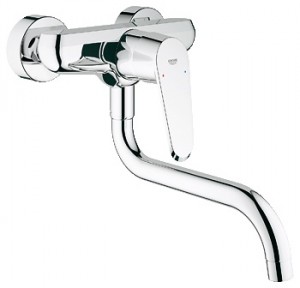 Смеситель GROHE Eurodisc Cosmopolitan однорычажный настенный 33772002