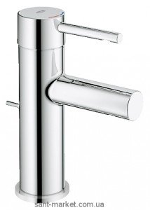 Змішувач для раковини одноважеля з донним клапаном Grohe колекція Essence хром 32898000