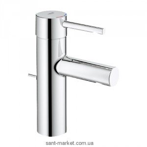 Смеситель для раковины однорычажный с донным клапаном Grohe коллекция Essence матовый хром 3289800E