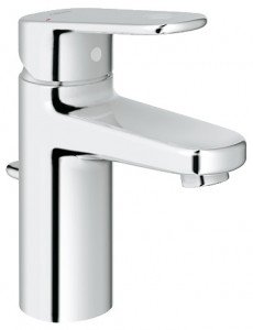 Змішувач для раковини одноважеля з донним клапаном Grohe колекція Europlus New хром 3261200E