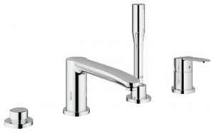 Змішувач одинважільний на борт ванни з душем Grohe колекція Eurostyle Cosmopolitan хром 23048002