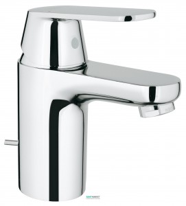 Смеситель для раковины однорычажный с донным клапаном Grohe Eurosmart Cosmopolitan хром 3282500E