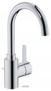Змішувач для раковини одноважеля високий Grohe колекція Eurosmart Cosmopolitan хром 32830000