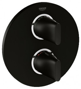 Смеситель с термостатом скрытый (встраиваемый) Grohe коллекция Ondus черный 19442KS0