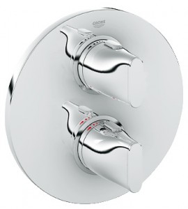 Смеситель с термостатом скрытый (встраиваемый) Grohe коллекция Ondus матовый хром 19443BS0