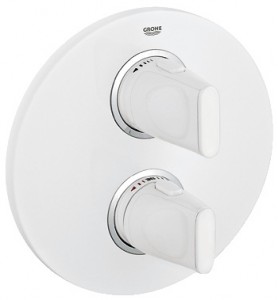 Змішувач з термостатом прихований (вбудований) Grohe колекція Ondus білий 19443LS0