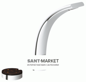 Змішувач для раковини електронний сенсорний з донним клапаном Grohe Ondus матовий хром 36079BS0