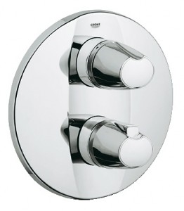 Змішувач з термостатом прихований (вбудований) Grohe колекція Grohtherm 3000 хром 19358000