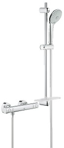 Смеситель для душа двухвентильный с термостатом Grohe Grohtherm 1000 с душевым набором хром 34286001
