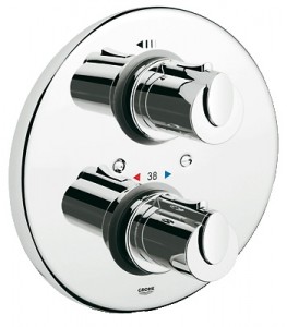 Змішувач з термостатом прихований (вбудований) Grohe колекція Grohtherm 1000 хром 34161000