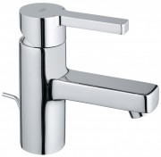 Смеситель для раковины однорычажный с донным клапаном Grohe коллекция Lineare хром 32115000