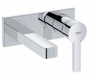 Змішувач для раковини одноважеля настінний прихований Grohe колекція Lineare хром 19409000