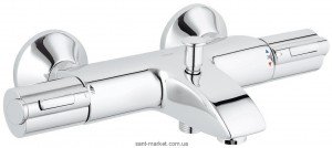 Смеситель с термостатом двухвентильный для ванны Grohe коллекция Grohtherm 1000 хром 34155000