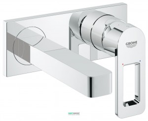 Змішувач для раковини одноважеля настінний прихований Grohe колекція Quadra хром 19479000