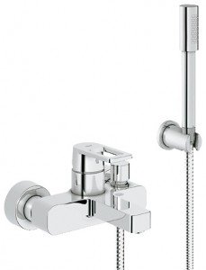 Смеситель однорычажный для ванны с душем Grohe коллекция Quadra хром 32639000