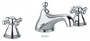 Змішувач для раковини двухвентильний з донним клапаном прихований Grohe Sinfonia хром 20014000
