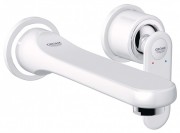 Змішувач для раковини одноважеля настінний прихований Grohe колекція Veris білий 19342LS0