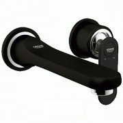 Змішувач для раковини одноважеля настінний прихований Grohe колекція Veris чорний 19342KS0