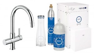 Набір змішувач для кухні з фільтром GROHE Blue змішувач з газуванням води 31079000
