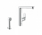 Смеситель для кухни с выдвижной лейкой GROHE K7 однорычажный хром 32179000